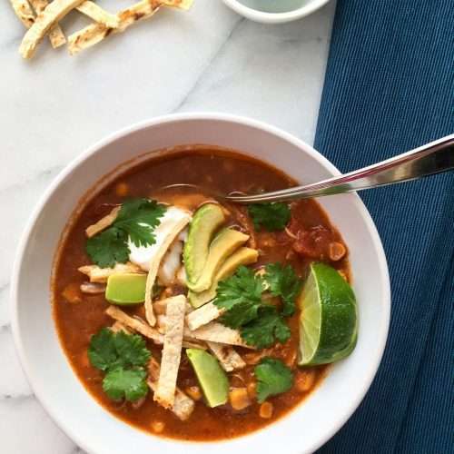 Recette soupe de tortillas à la mijoteuse