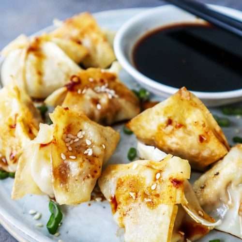 Dumplings au porc érable-gingembre