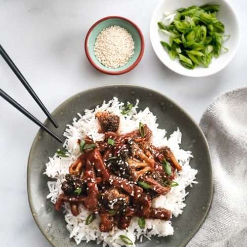 Recette de lunchs - Boeuf et brocoli teriyaki